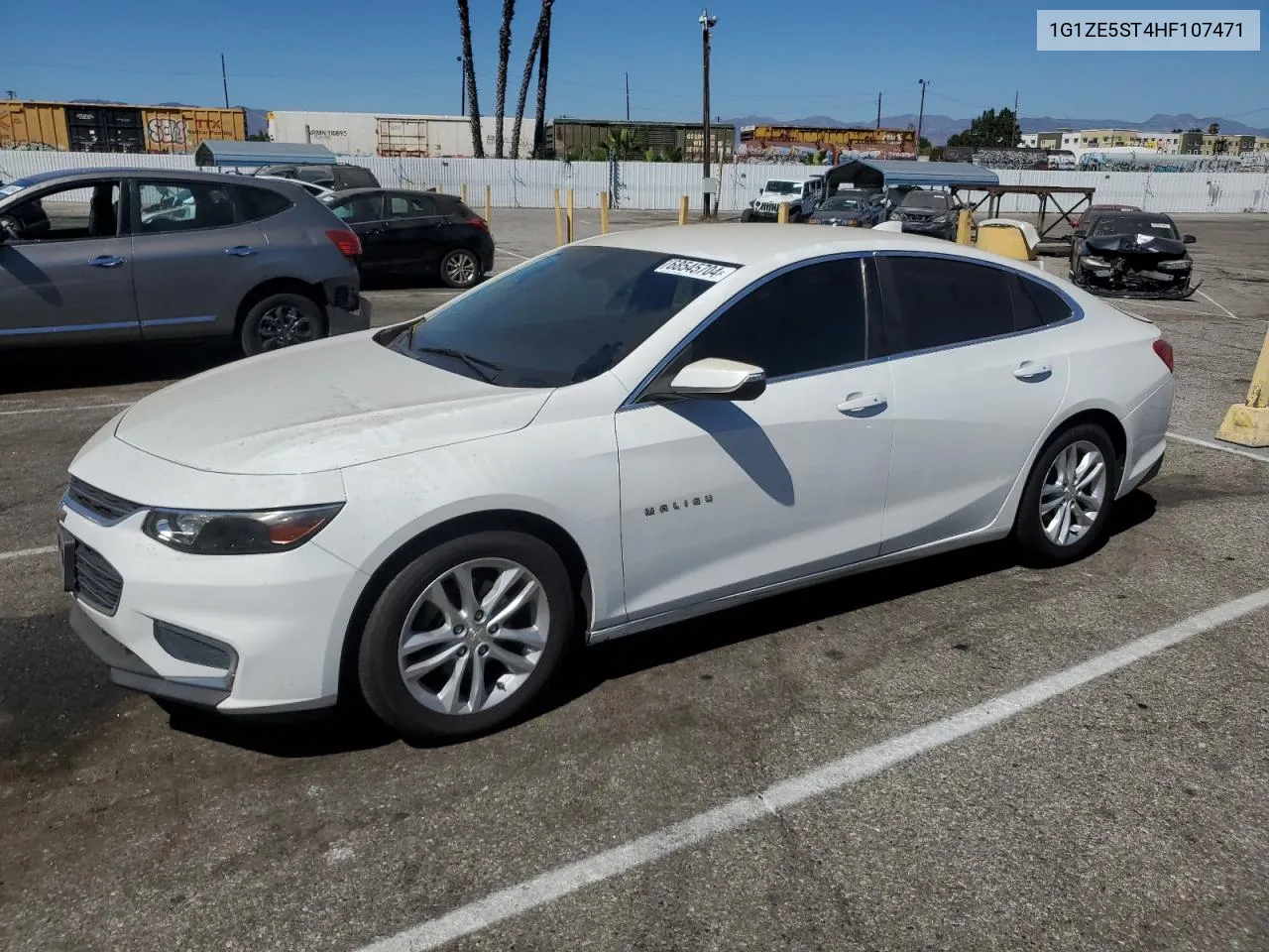 2017 Chevrolet Malibu Lt VIN: 1G1ZE5ST4HF107471 Lot: 75013944