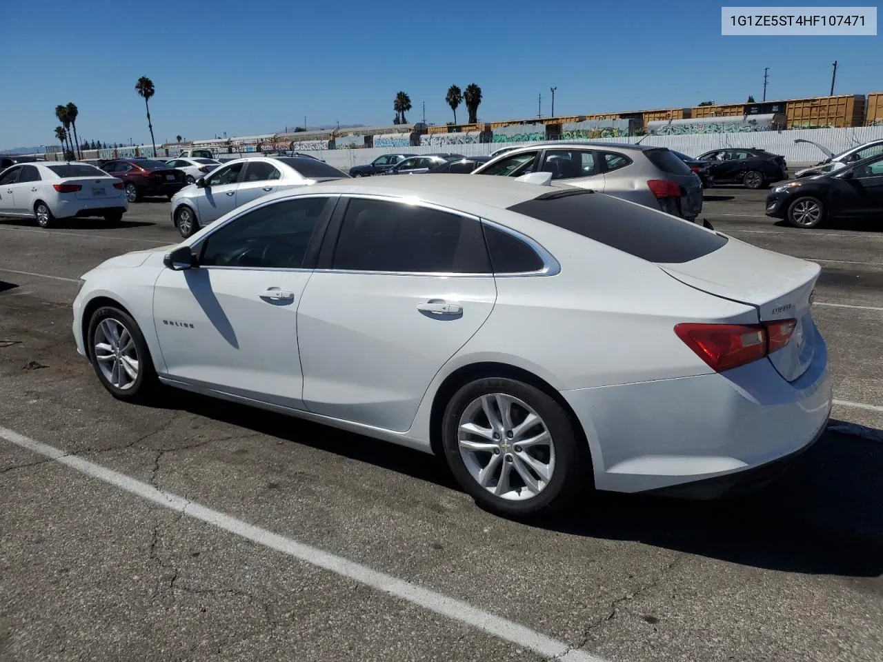 2017 Chevrolet Malibu Lt VIN: 1G1ZE5ST4HF107471 Lot: 75013944