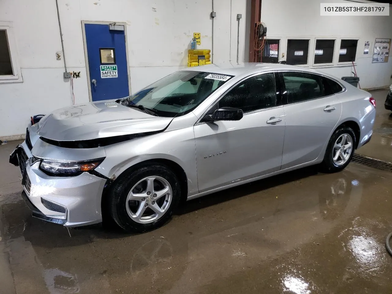 2017 Chevrolet Malibu Ls VIN: 1G1ZB5ST3HF281797 Lot: 75035584