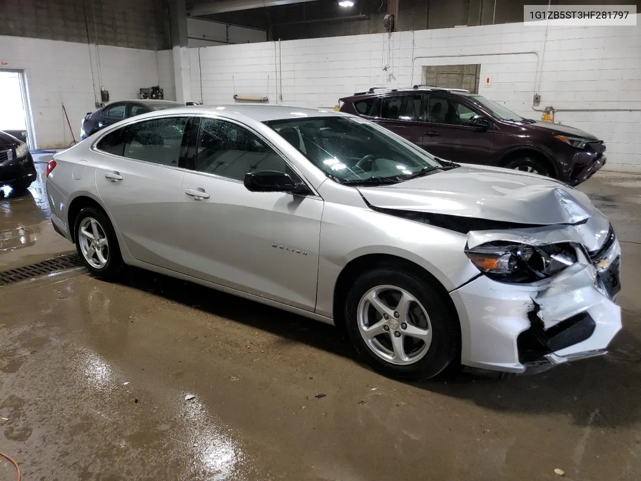 2017 Chevrolet Malibu Ls VIN: 1G1ZB5ST3HF281797 Lot: 75035584