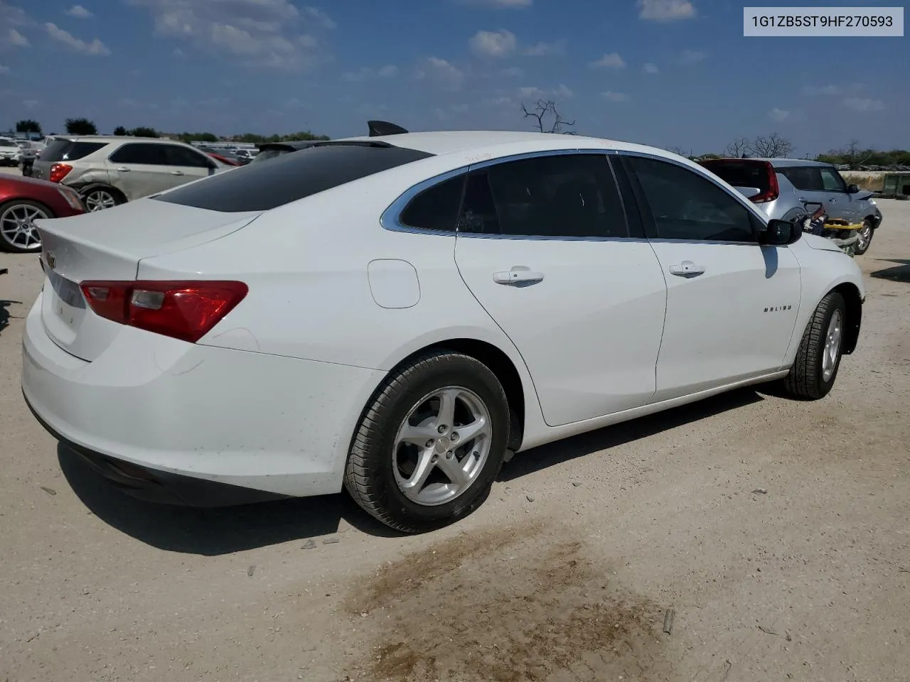 2017 Chevrolet Malibu Ls VIN: 1G1ZB5ST9HF270593 Lot: 75255564