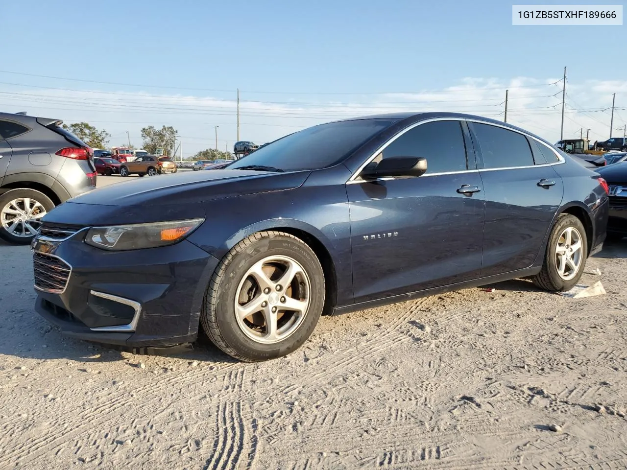 2017 Chevrolet Malibu Ls VIN: 1G1ZB5STXHF189666 Lot: 75261484