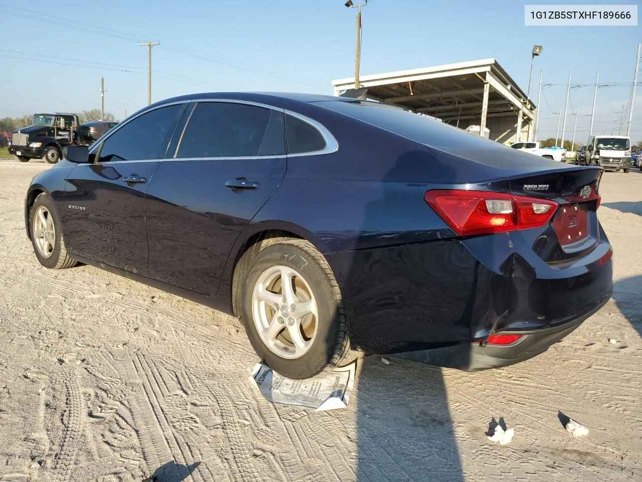 2017 Chevrolet Malibu Ls VIN: 1G1ZB5STXHF189666 Lot: 75261484