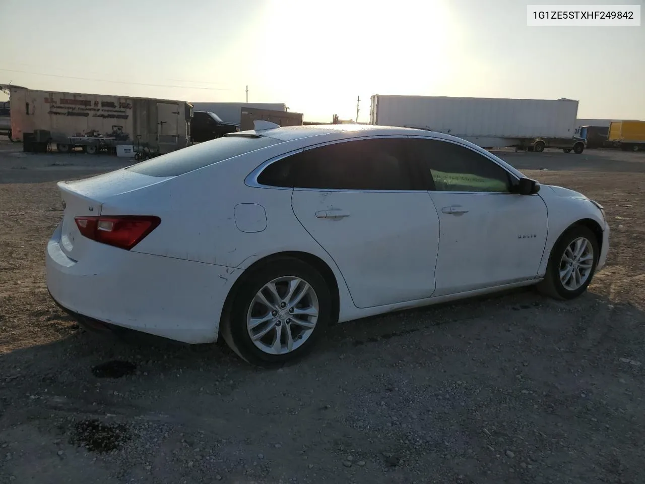 2017 Chevrolet Malibu Lt VIN: 1G1ZE5STXHF249842 Lot: 75273284