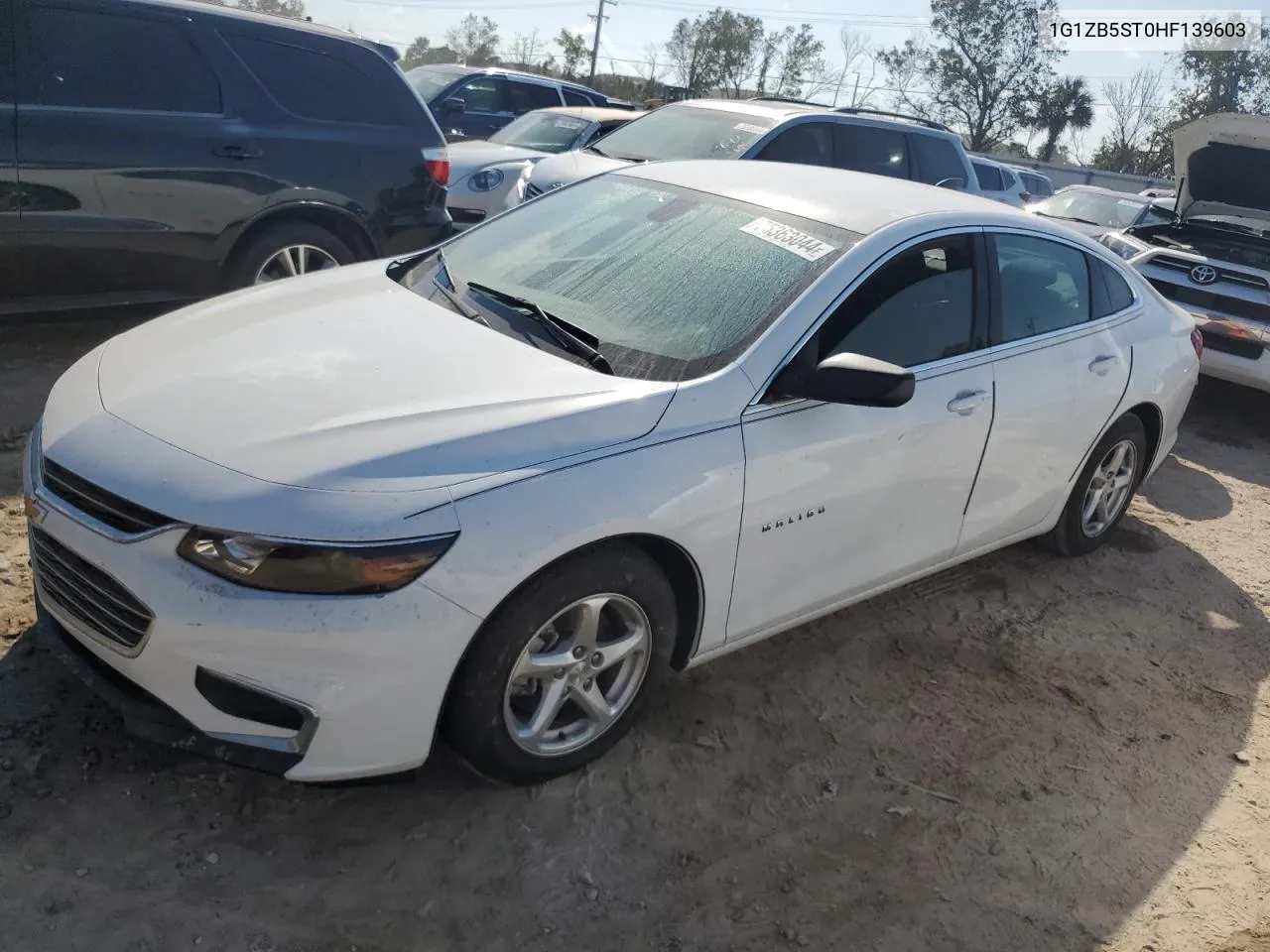 2017 Chevrolet Malibu Ls VIN: 1G1ZB5ST0HF139603 Lot: 75363044