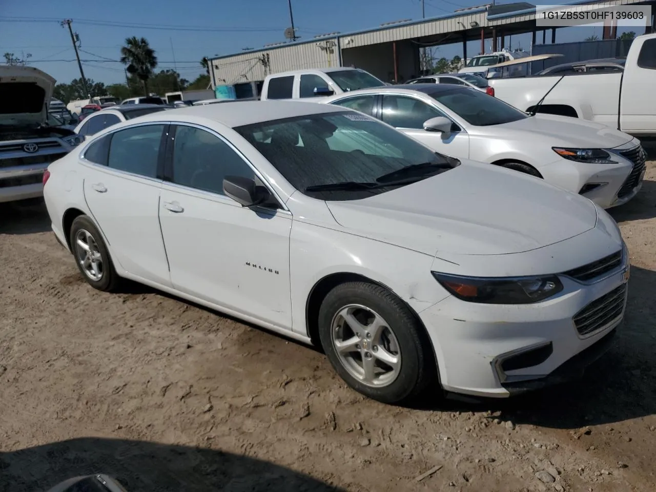 2017 Chevrolet Malibu Ls VIN: 1G1ZB5ST0HF139603 Lot: 75363044