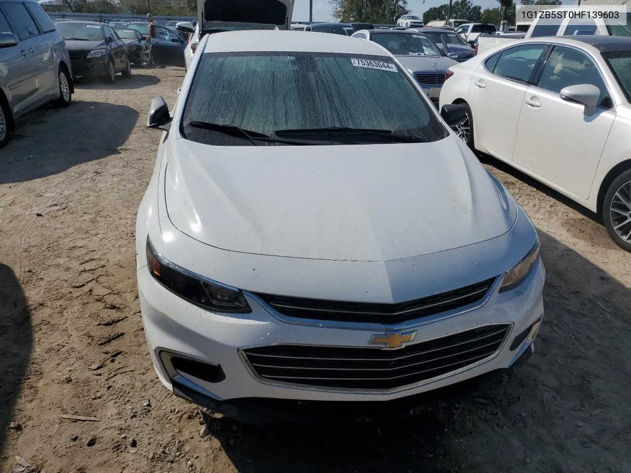 1G1ZB5ST0HF139603 2017 Chevrolet Malibu Ls