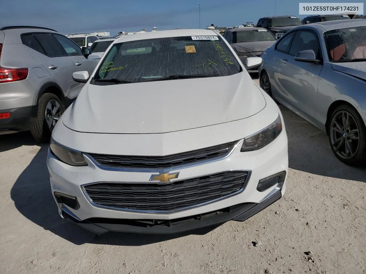 2017 Chevrolet Malibu Lt VIN: 1G1ZE5ST0HF174231 Lot: 75376824