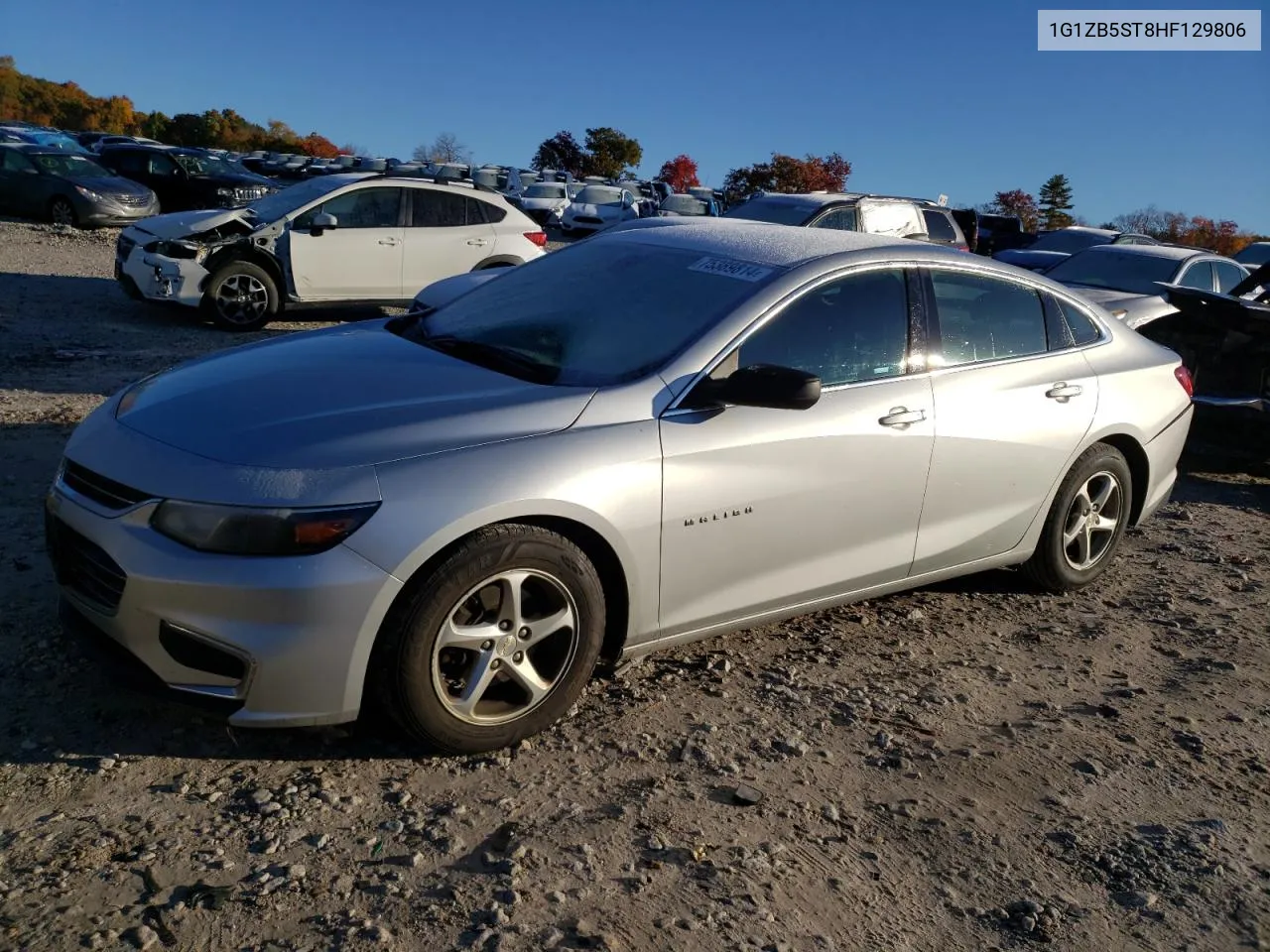 2017 Chevrolet Malibu Ls VIN: 1G1ZB5ST8HF129806 Lot: 75389814