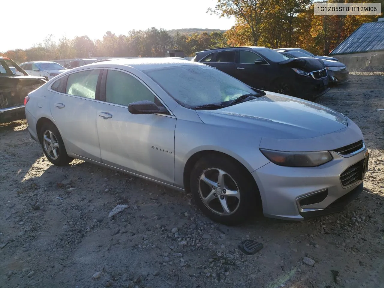 2017 Chevrolet Malibu Ls VIN: 1G1ZB5ST8HF129806 Lot: 75389814