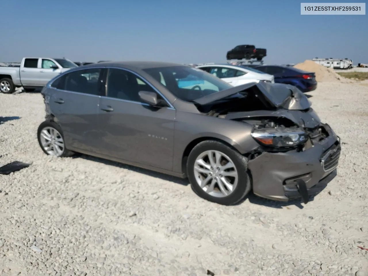 2017 Chevrolet Malibu Lt VIN: 1G1ZE5STXHF259531 Lot: 75410224