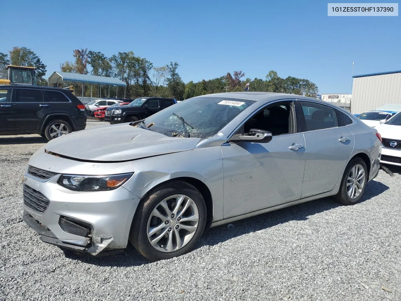 2017 Chevrolet Malibu Lt VIN: 1G1ZE5ST0HF137390 Lot: 75515484