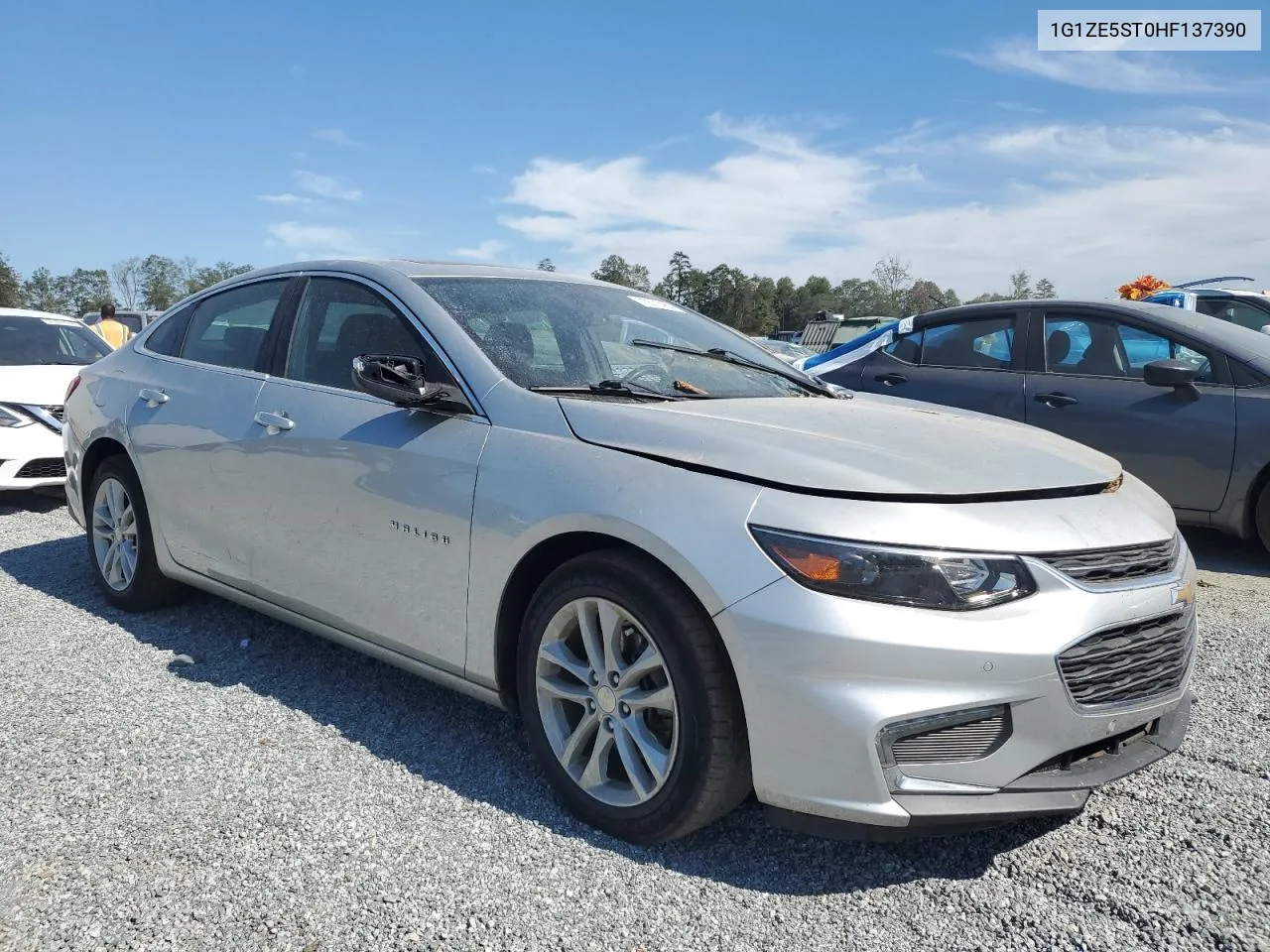 2017 Chevrolet Malibu Lt VIN: 1G1ZE5ST0HF137390 Lot: 75515484