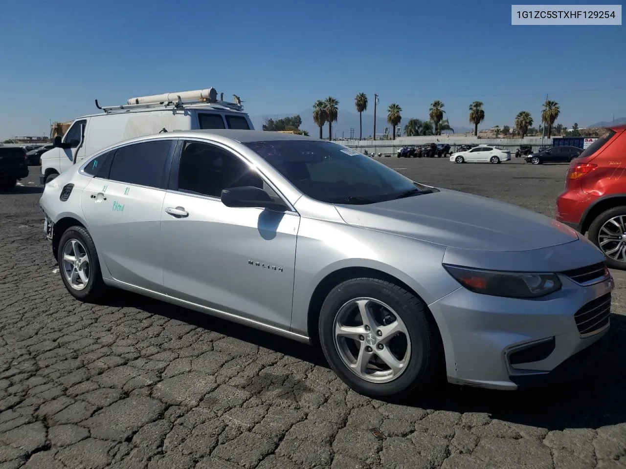 2017 Chevrolet Malibu Ls VIN: 1G1ZC5STXHF129254 Lot: 75762634