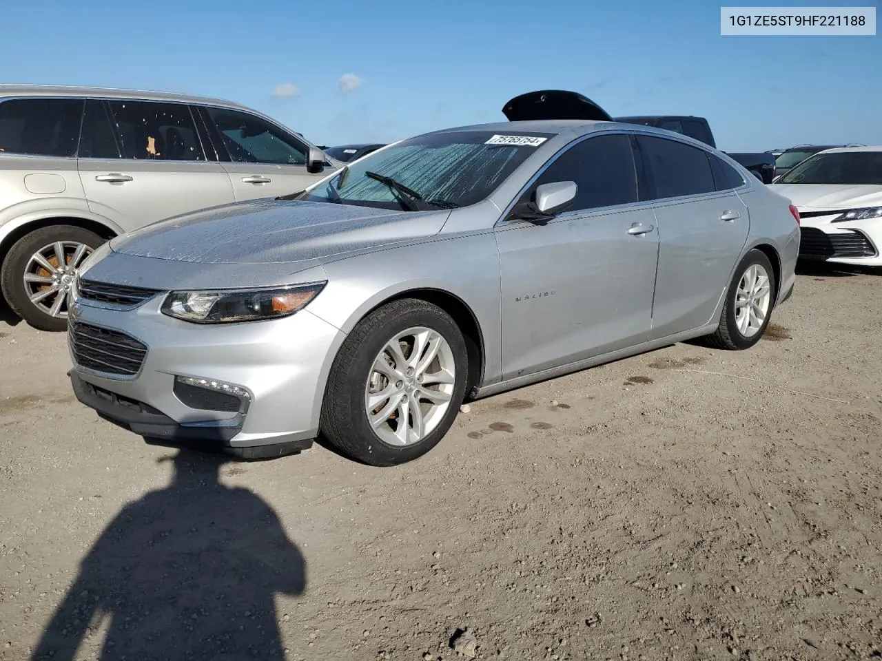 2017 Chevrolet Malibu Lt VIN: 1G1ZE5ST9HF221188 Lot: 75765754