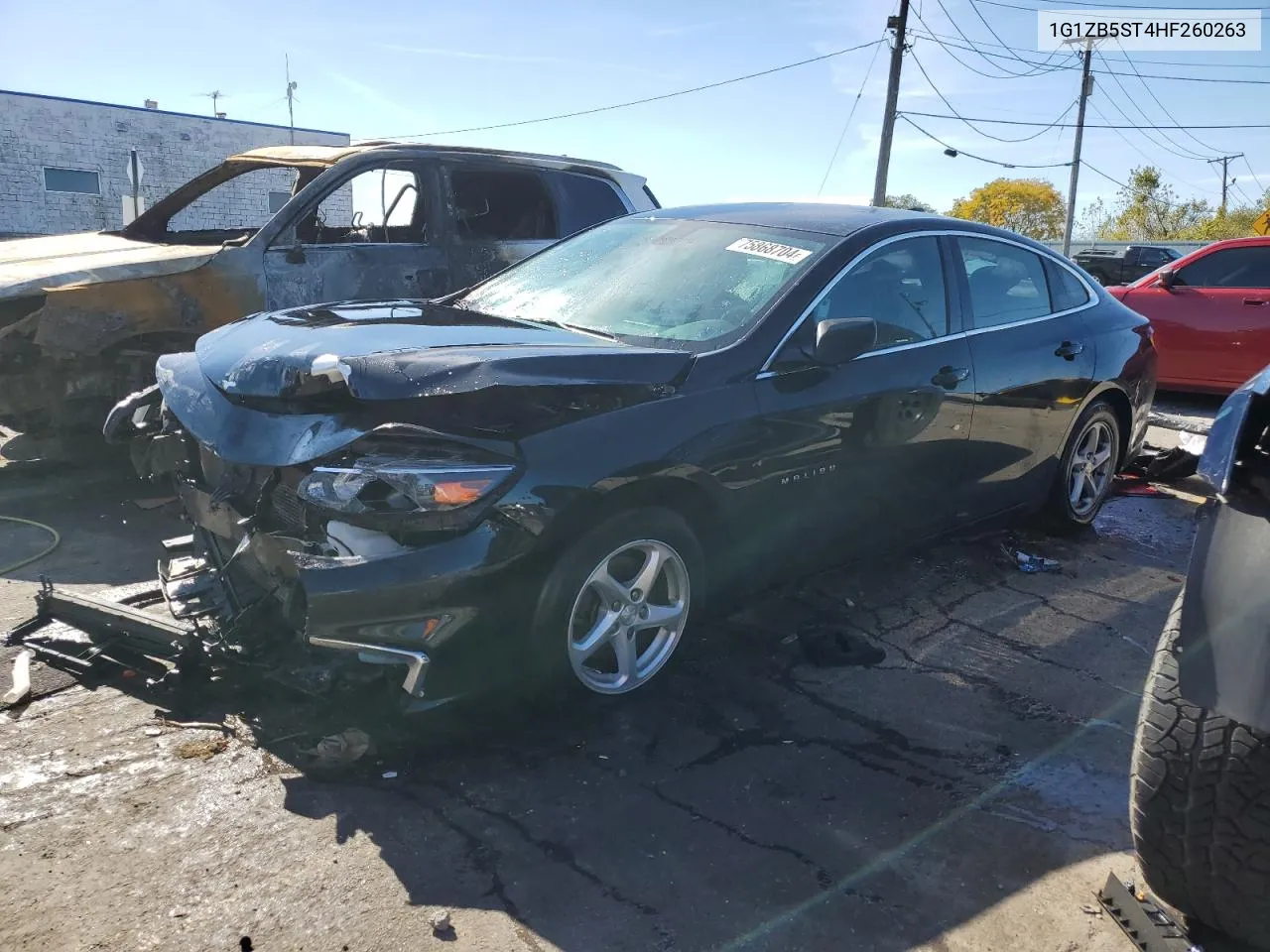 2017 Chevrolet Malibu Ls VIN: 1G1ZB5ST4HF260263 Lot: 75868704