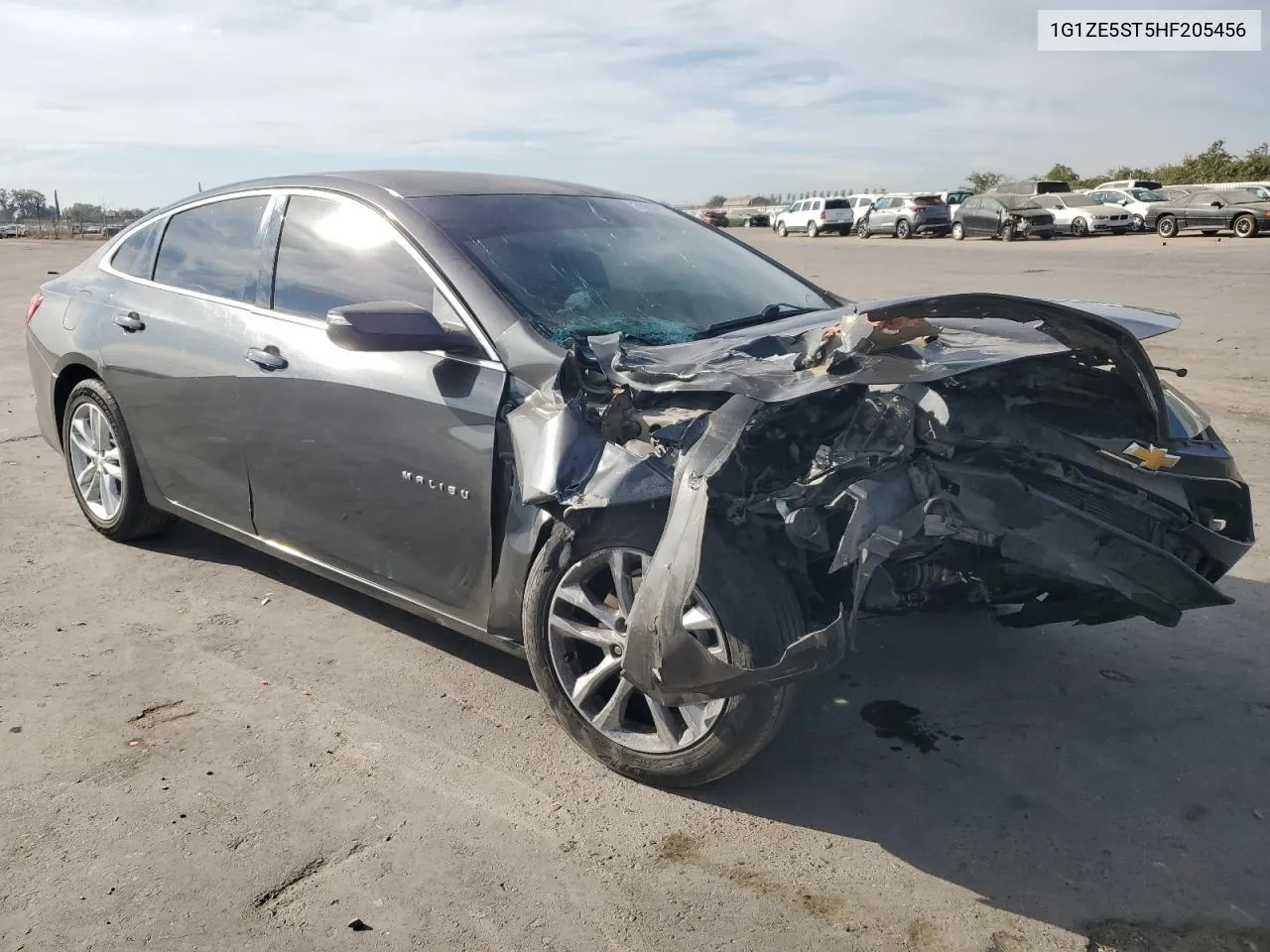 2017 Chevrolet Malibu Lt VIN: 1G1ZE5ST5HF205456 Lot: 75919174