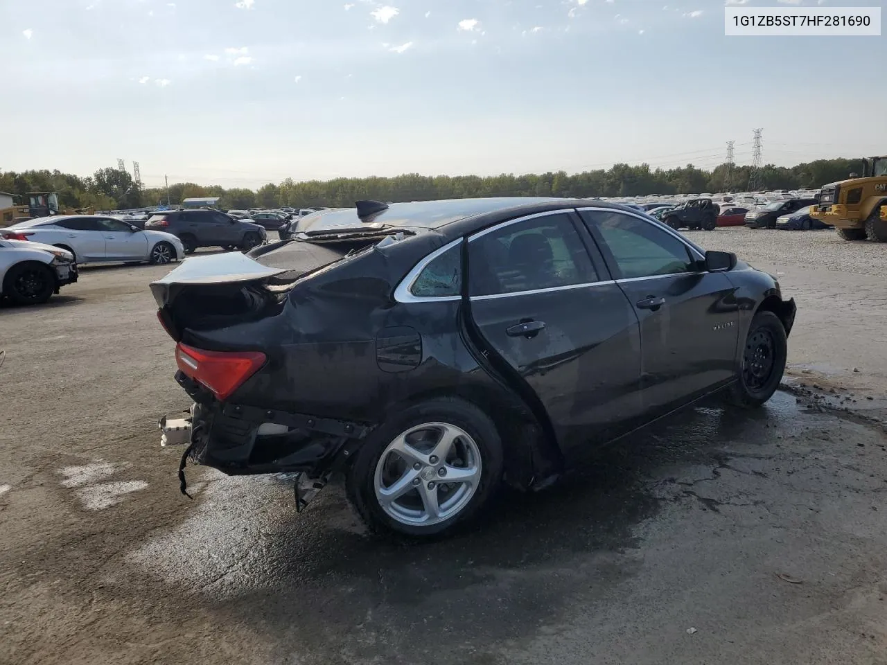 2017 Chevrolet Malibu Ls VIN: 1G1ZB5ST7HF281690 Lot: 75947314