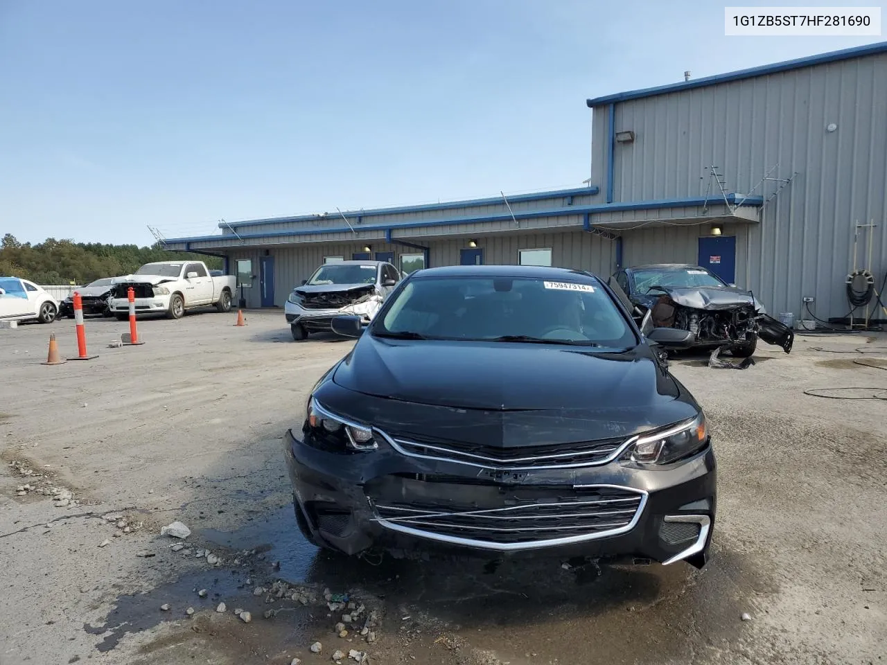 2017 Chevrolet Malibu Ls VIN: 1G1ZB5ST7HF281690 Lot: 75947314