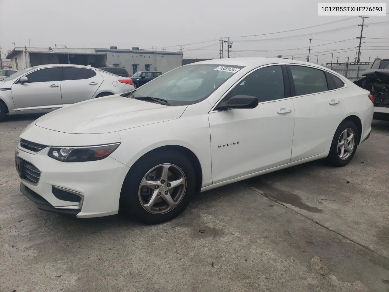 2017 Chevrolet Malibu Ls VIN: 1G1ZB5STXHF276693 Lot: 75952534