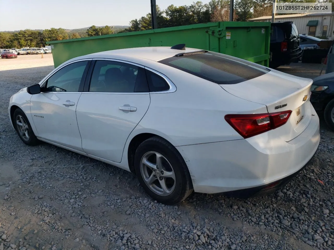 2017 Chevrolet Malibu Ls VIN: 1G1ZB5ST2HF262724 Lot: 75959414