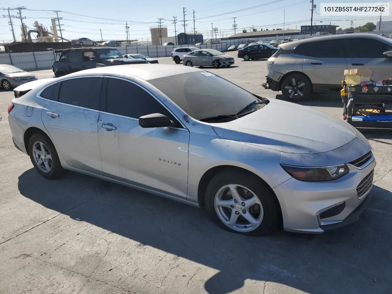 2017 Chevrolet Malibu Ls VIN: 1G1ZB5ST4HF277242 Lot: 76041374