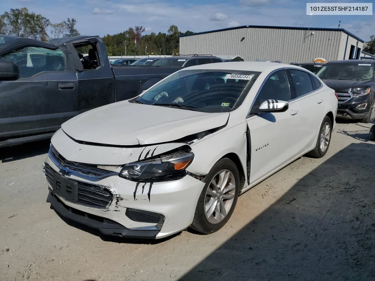 2017 Chevrolet Malibu Lt VIN: 1G1ZE5ST5HF214187 Lot: 76058234