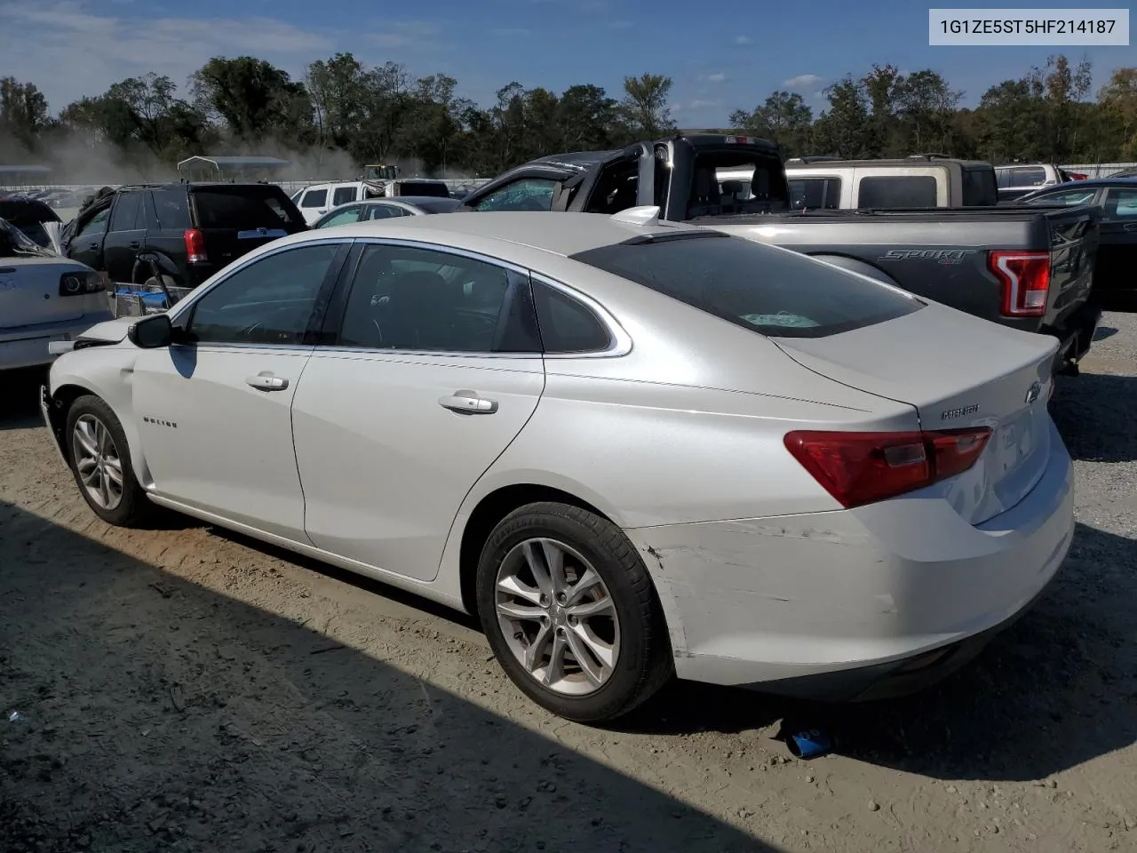 2017 Chevrolet Malibu Lt VIN: 1G1ZE5ST5HF214187 Lot: 76058234