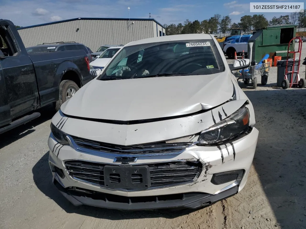 2017 Chevrolet Malibu Lt VIN: 1G1ZE5ST5HF214187 Lot: 76058234