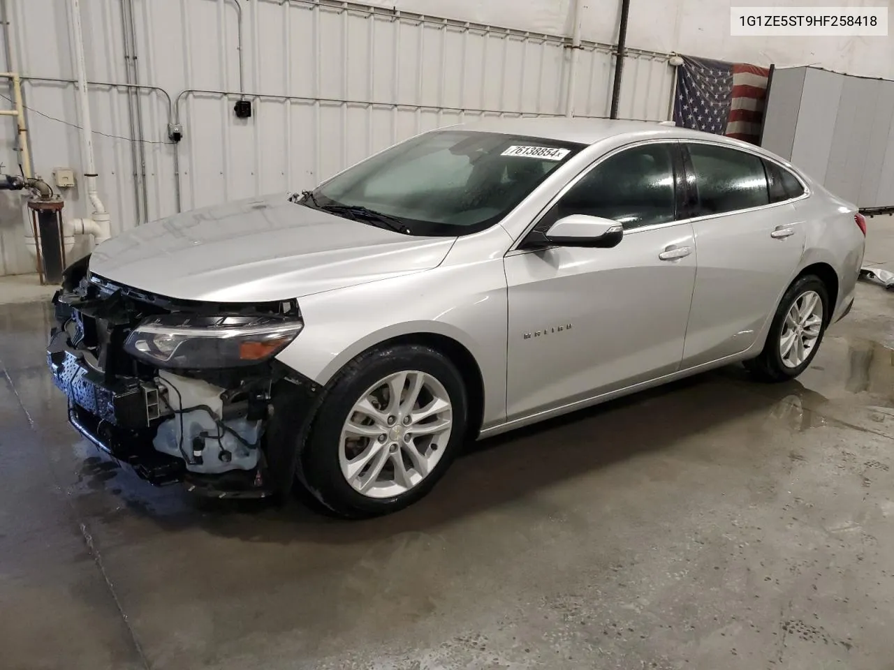 2017 Chevrolet Malibu Lt VIN: 1G1ZE5ST9HF258418 Lot: 76138854