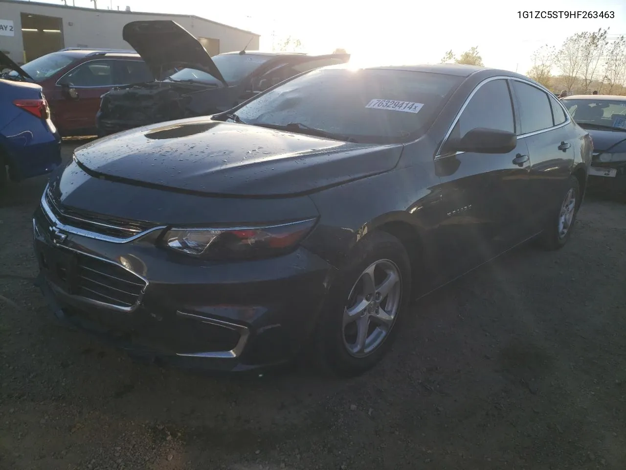 2017 Chevrolet Malibu Ls VIN: 1G1ZC5ST9HF263463 Lot: 76329414