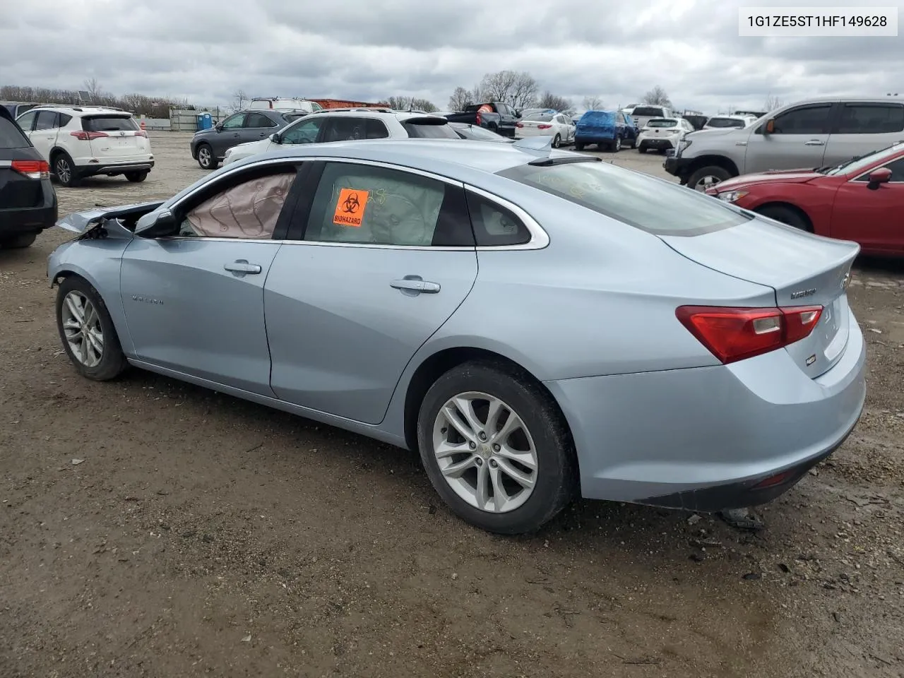 2017 Chevrolet Malibu Lt VIN: 1G1ZE5ST1HF149628 Lot: 76492884