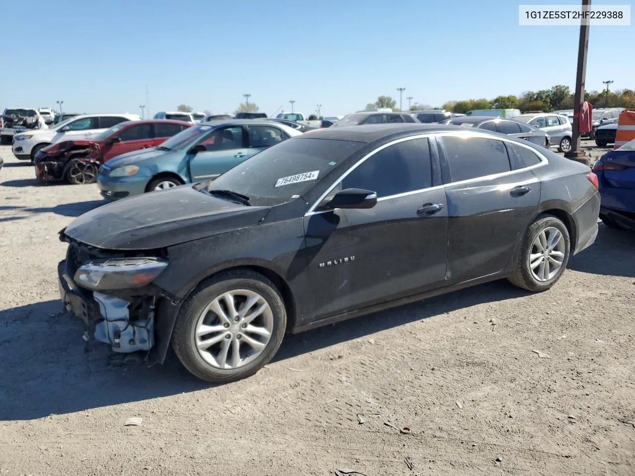 2017 Chevrolet Malibu Lt VIN: 1G1ZE5ST2HF229388 Lot: 76498754