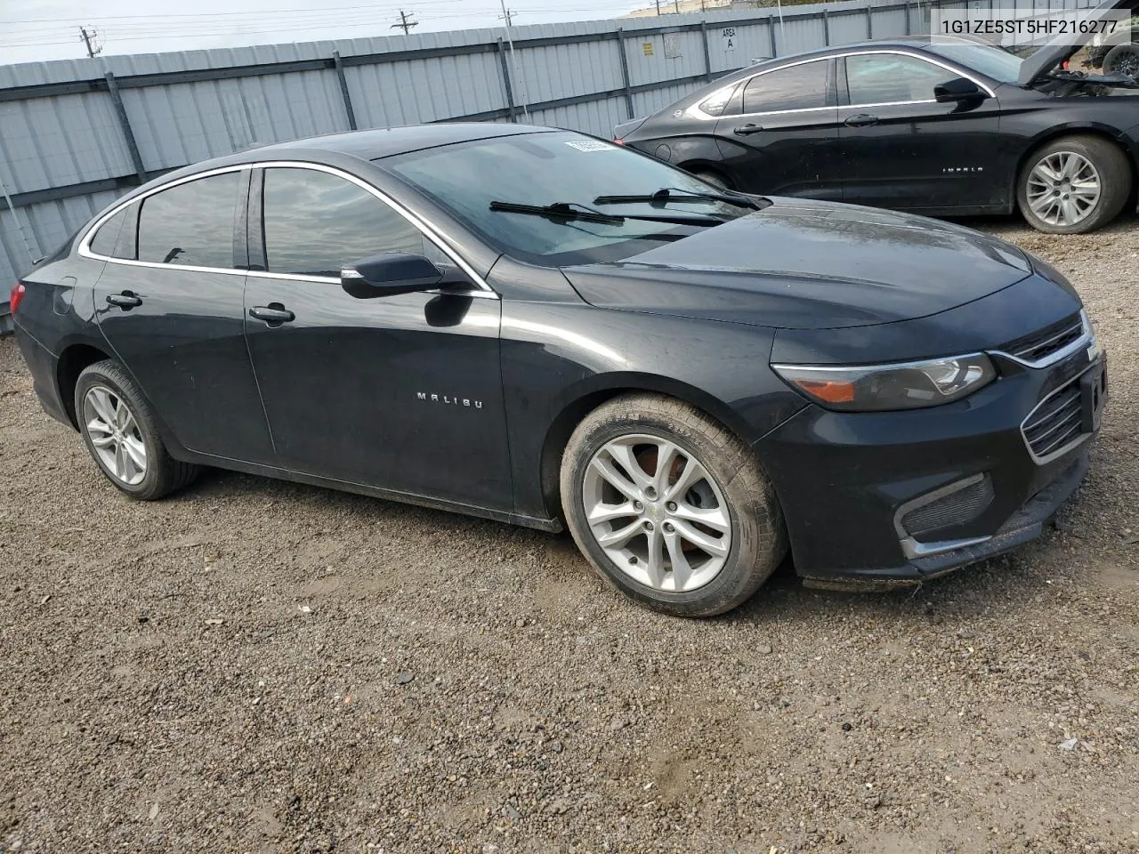 2017 Chevrolet Malibu Lt VIN: 1G1ZE5ST5HF216277 Lot: 76595594