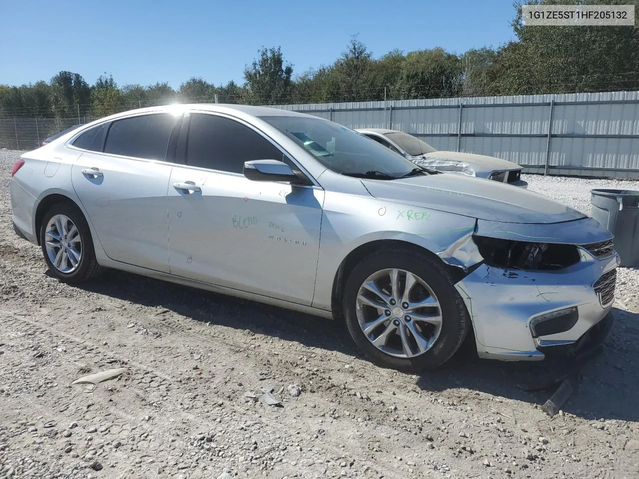 2017 Chevrolet Malibu Lt VIN: 1G1ZE5ST1HF205132 Lot: 76766944