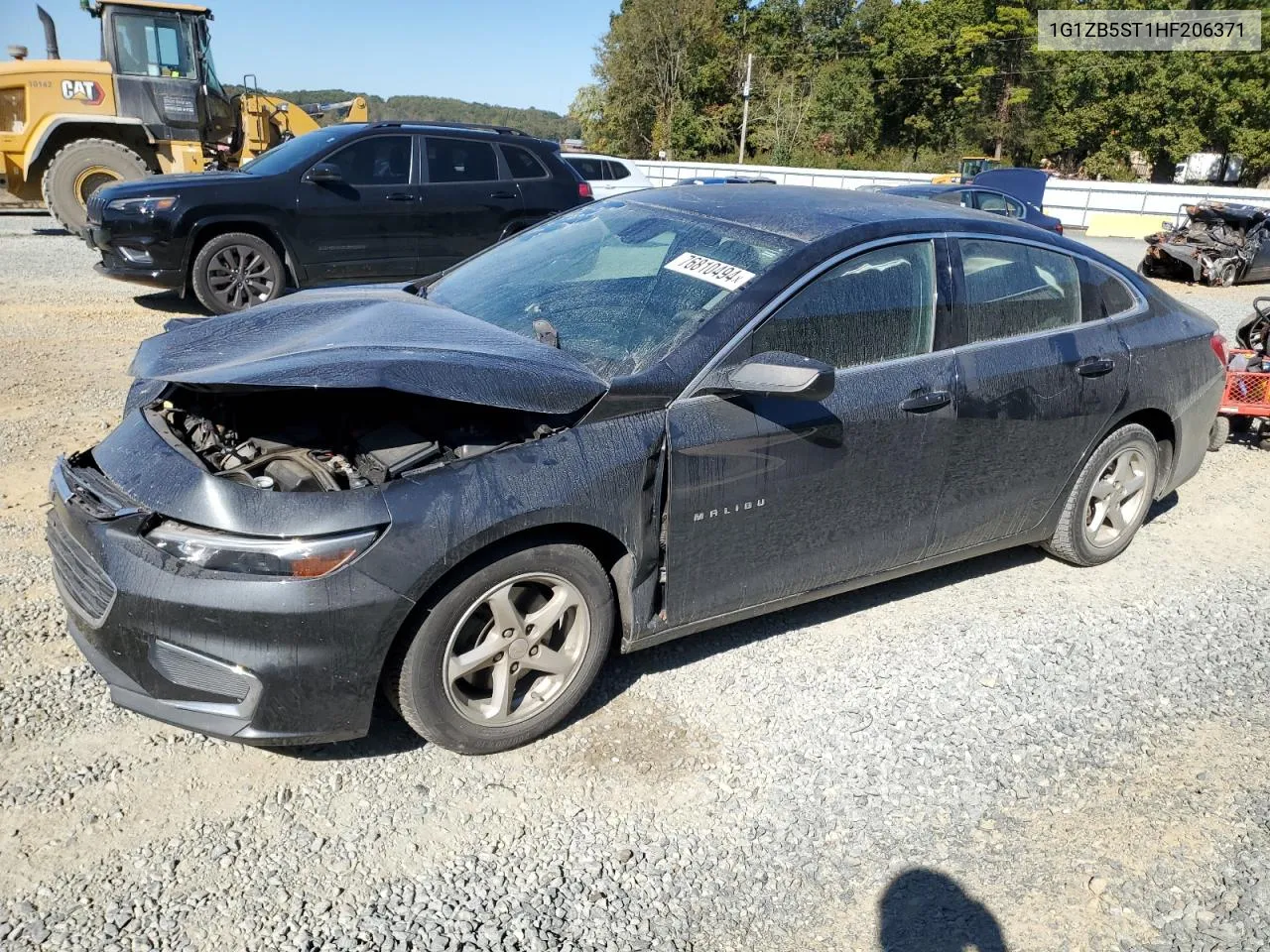 2017 Chevrolet Malibu Ls VIN: 1G1ZB5ST1HF206371 Lot: 76810494