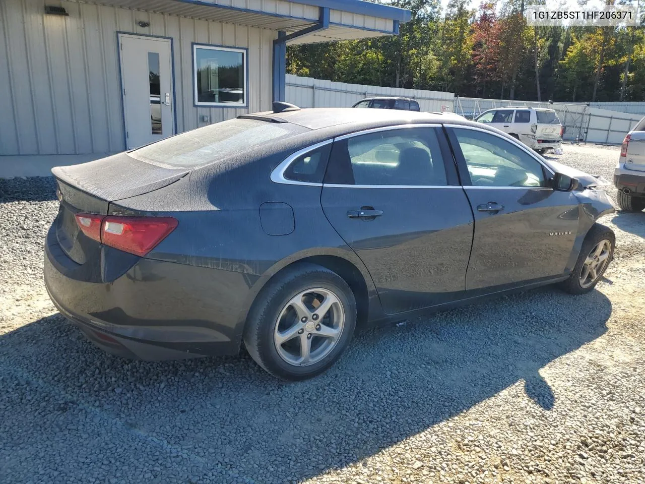 2017 Chevrolet Malibu Ls VIN: 1G1ZB5ST1HF206371 Lot: 76810494