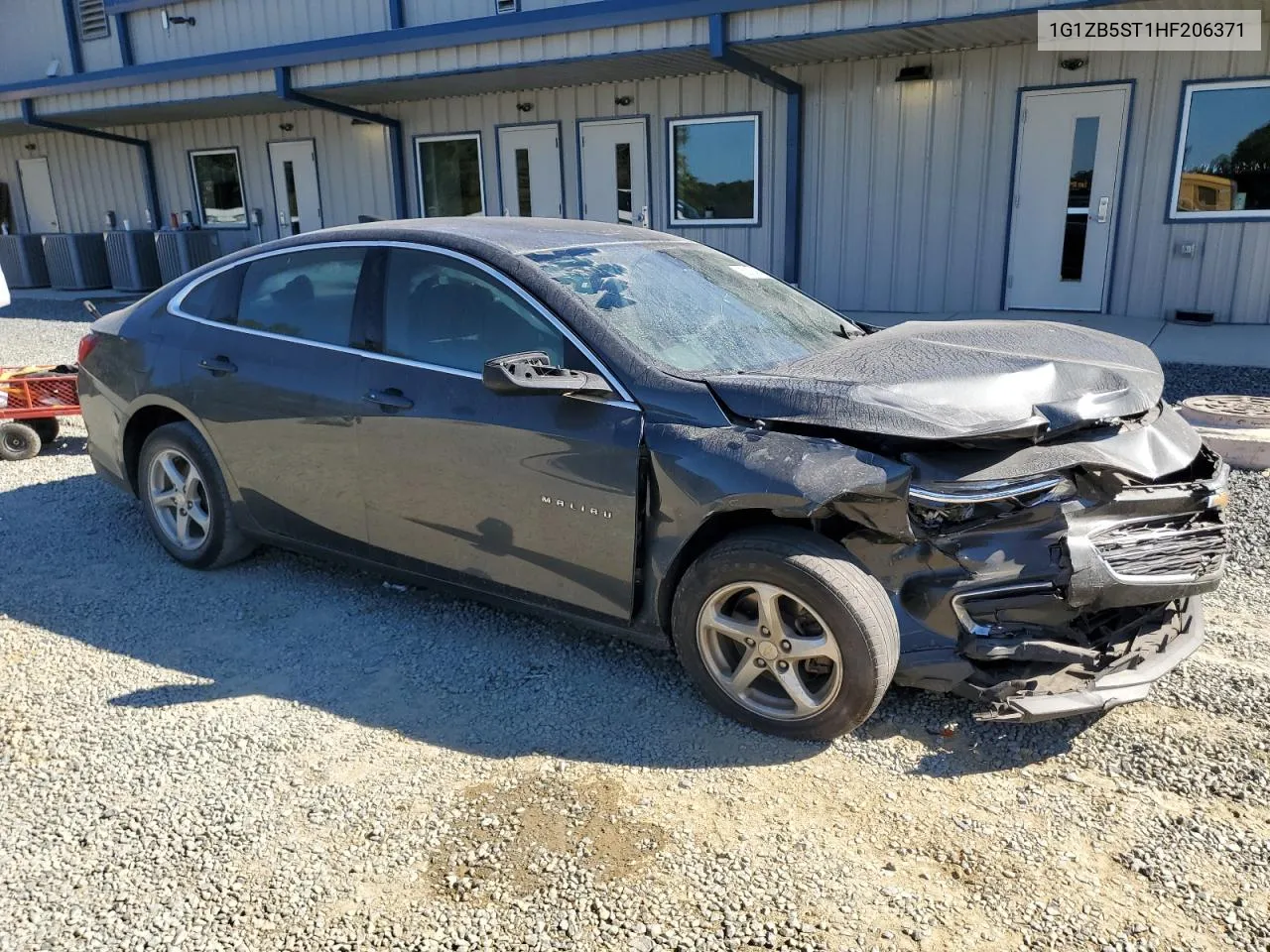 2017 Chevrolet Malibu Ls VIN: 1G1ZB5ST1HF206371 Lot: 76810494