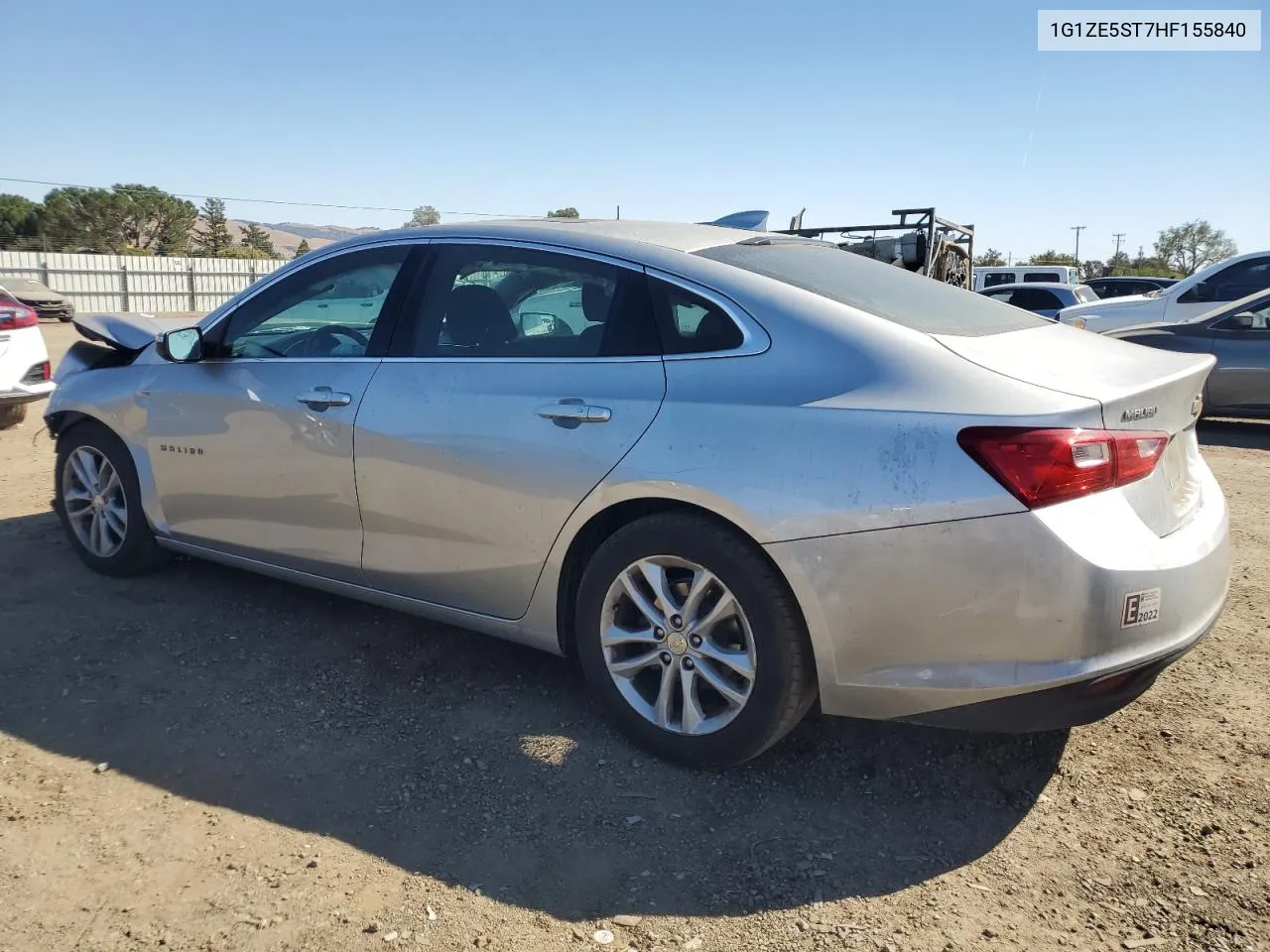 2017 Chevrolet Malibu Lt VIN: 1G1ZE5ST7HF155840 Lot: 76811184