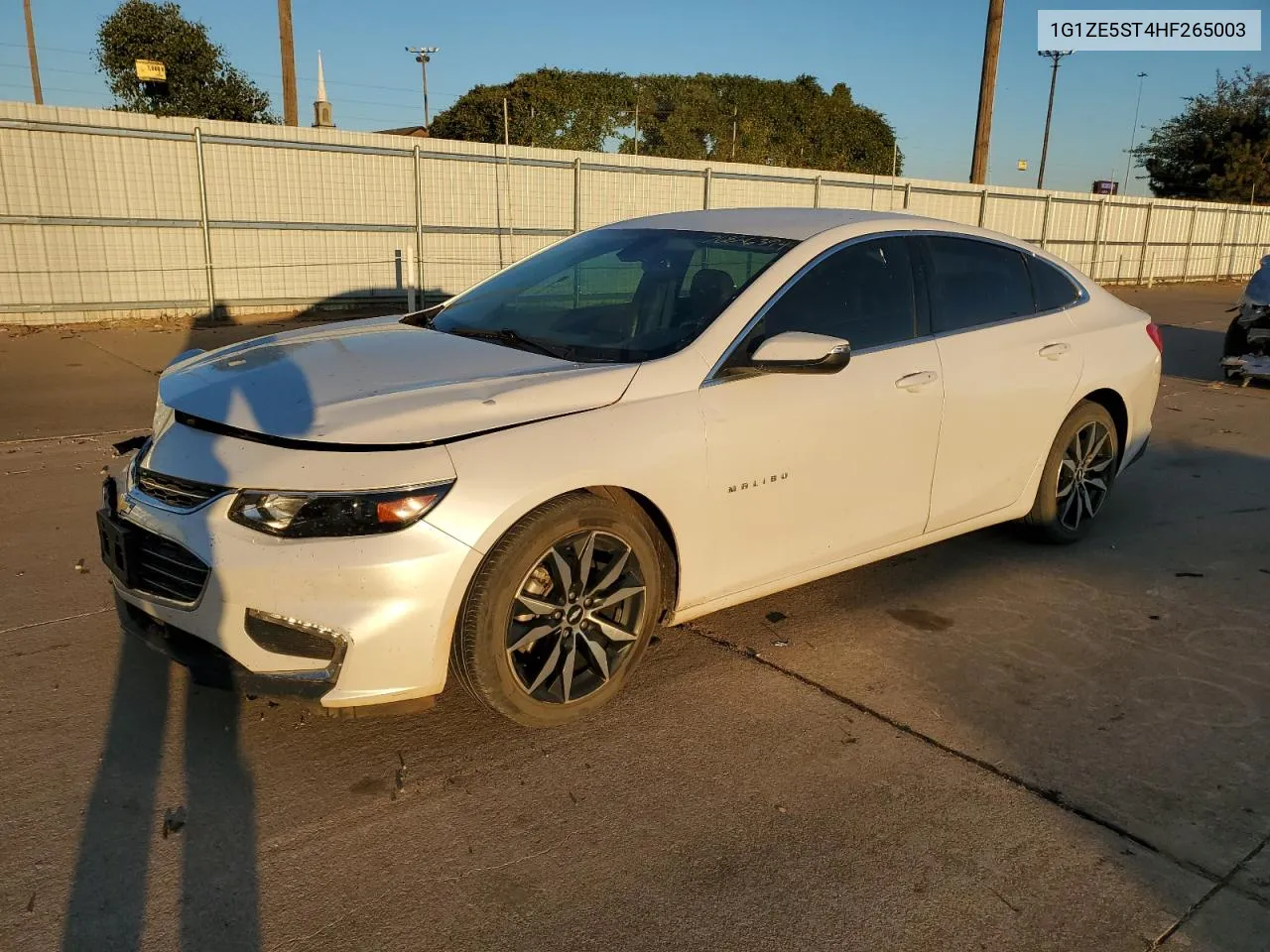 2017 Chevrolet Malibu Lt VIN: 1G1ZE5ST4HF265003 Lot: 76826394