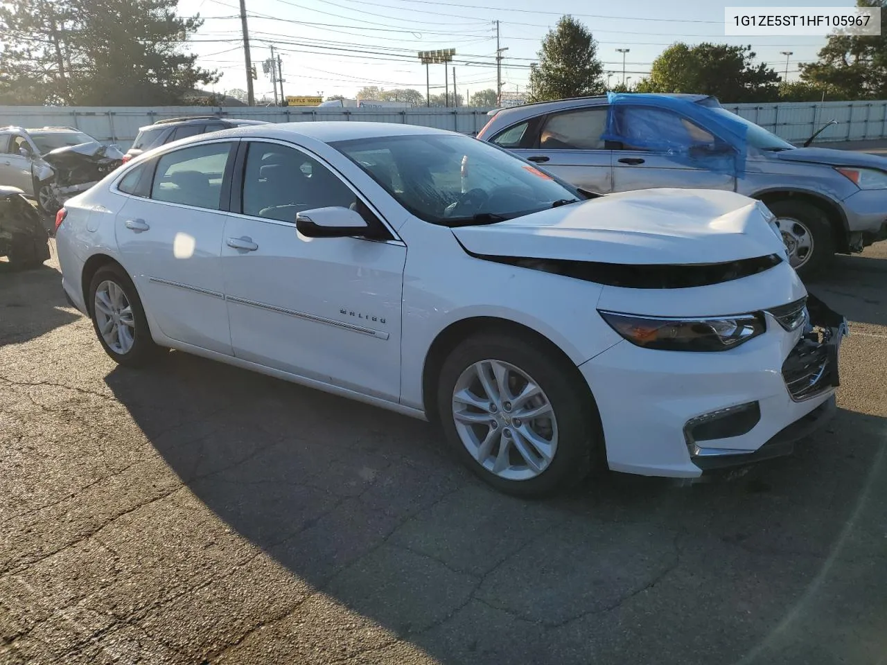 2017 Chevrolet Malibu Lt VIN: 1G1ZE5ST1HF105967 Lot: 76877964