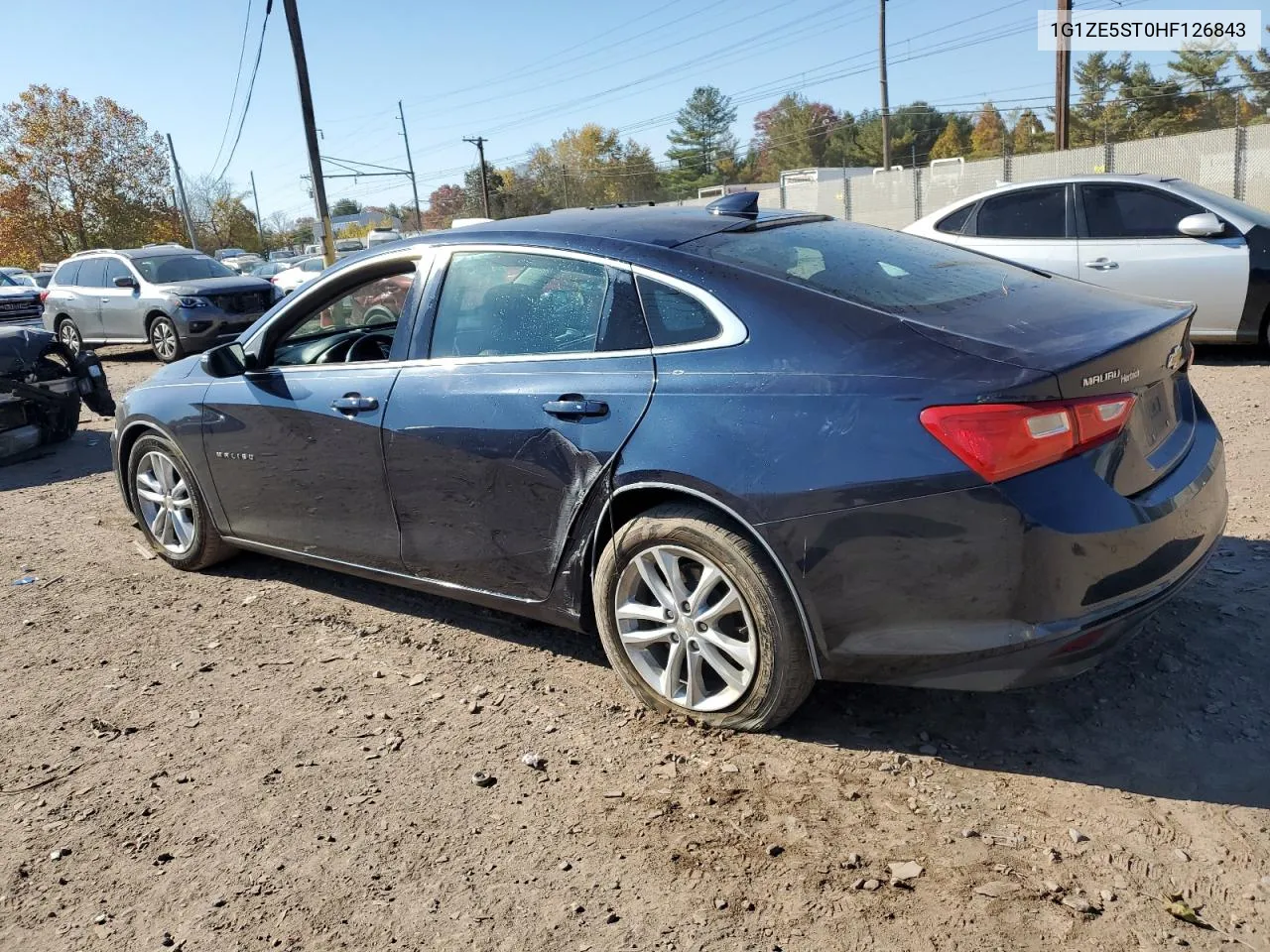 2017 Chevrolet Malibu Lt VIN: 1G1ZE5ST0HF126843 Lot: 76957914