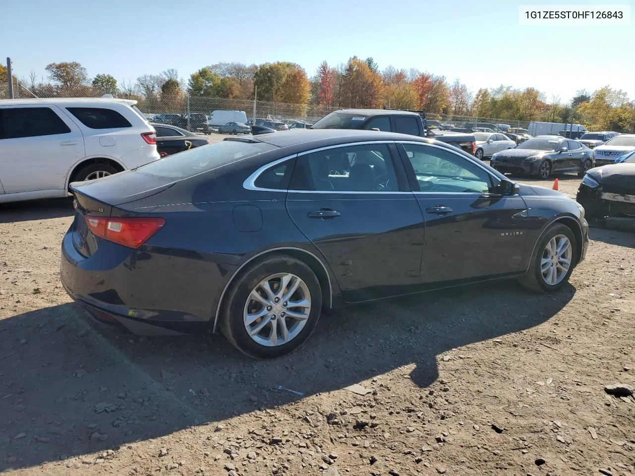 2017 Chevrolet Malibu Lt VIN: 1G1ZE5ST0HF126843 Lot: 76957914