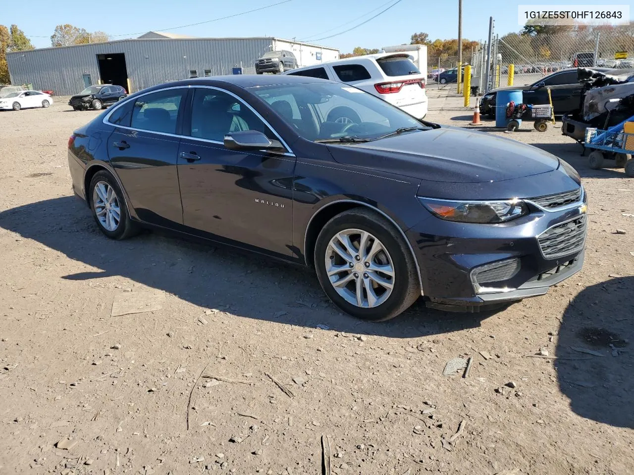 2017 Chevrolet Malibu Lt VIN: 1G1ZE5ST0HF126843 Lot: 76957914