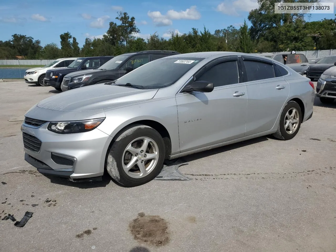 2017 Chevrolet Malibu Ls VIN: 1G1ZB5ST3HF138073 Lot: 77063744