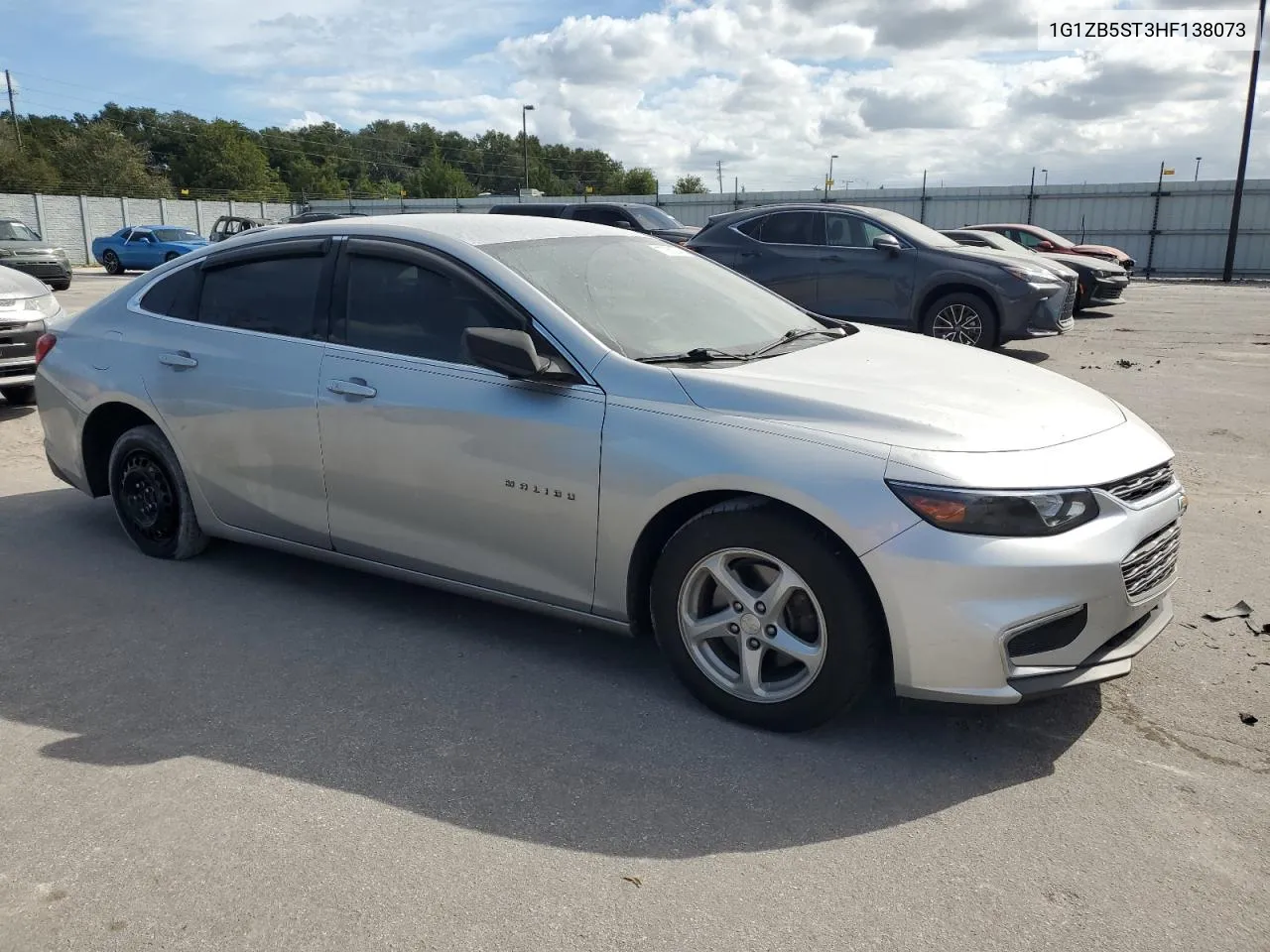 2017 Chevrolet Malibu Ls VIN: 1G1ZB5ST3HF138073 Lot: 77063744