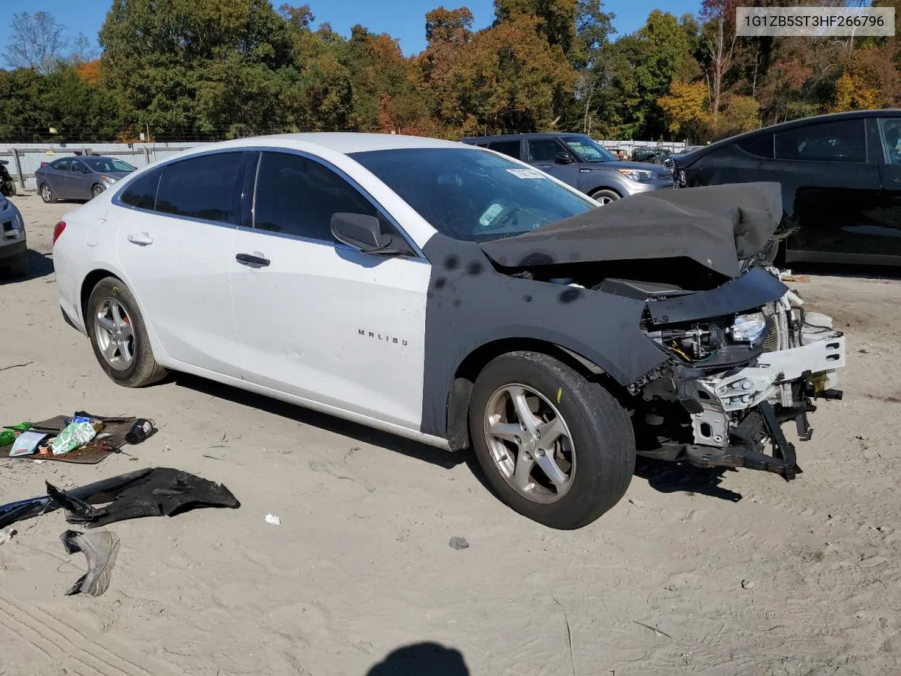 2017 Chevrolet Malibu Ls VIN: 1G1ZB5ST3HF266796 Lot: 77077744