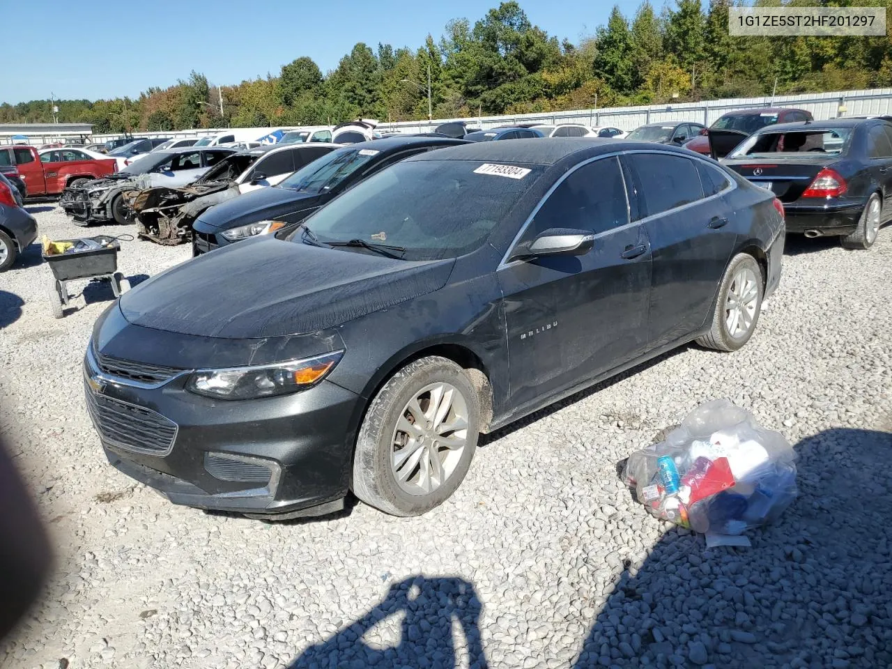 2017 Chevrolet Malibu Lt VIN: 1G1ZE5ST2HF201297 Lot: 77193304