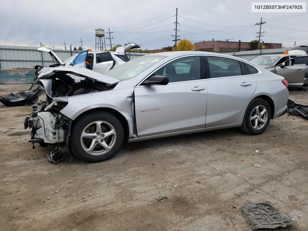 2017 Chevrolet Malibu Ls VIN: 1G1ZB5ST3HF247925 Lot: 77246974