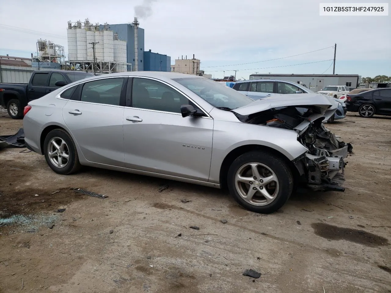 2017 Chevrolet Malibu Ls VIN: 1G1ZB5ST3HF247925 Lot: 77246974